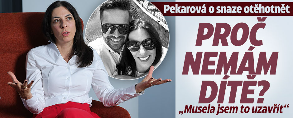 Banner ke žhavému tématu: Zpověď Pekarové o snaze otěhotnět: ...