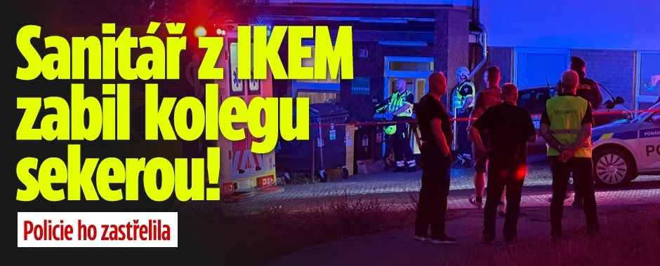 Banner ke žhavému tématu: Sanitář z IKEM zabil kolegu sekerou! ...