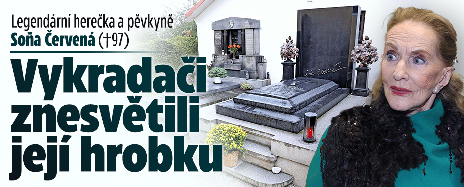 Banner ke žhavému tématu: Pěvkyně Soňa Červená (†97): Vykradači ...