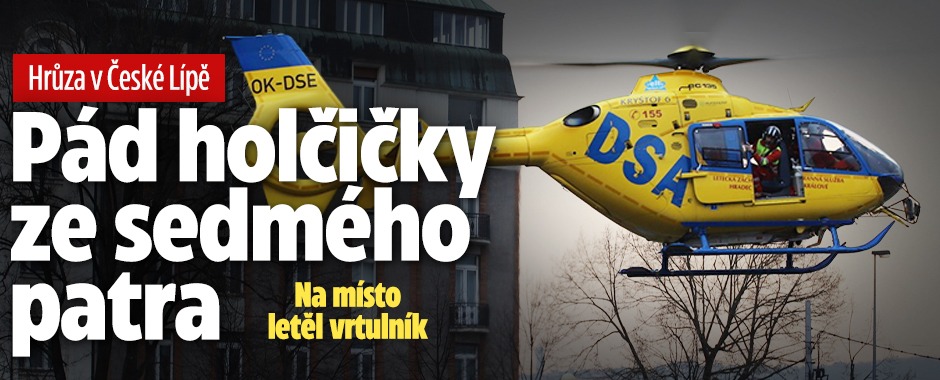 Banner ke žhavému tématu: Holčička spadla z bytu v sedmém patře: ...