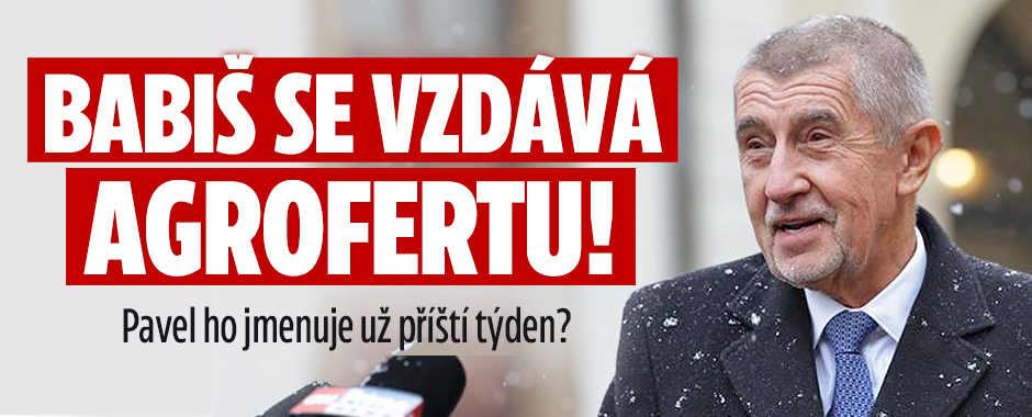 Banner ke žhavému tématu: Babiš oznámil, jak vyřešil střet zájmů