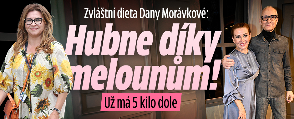 Zvláštní dieta Dany Morávkové: Hubne díky melounům! 
