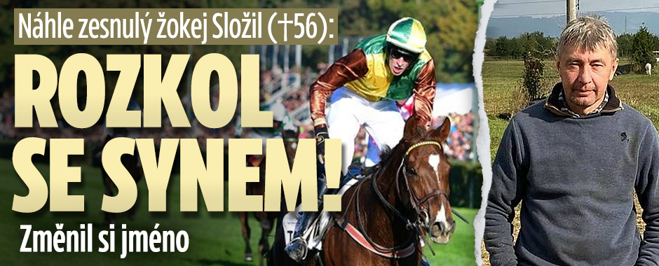 Banner ke žhavému tématu: Náhle zesnulý žokej Složil (†56): ...