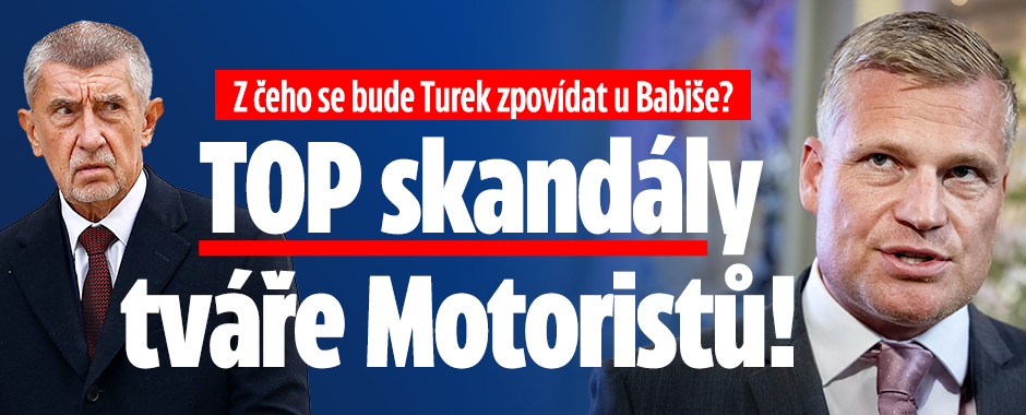Banner ke žhavému tématu: Z čeho se bude Turek zpovídat u Babiše? ...