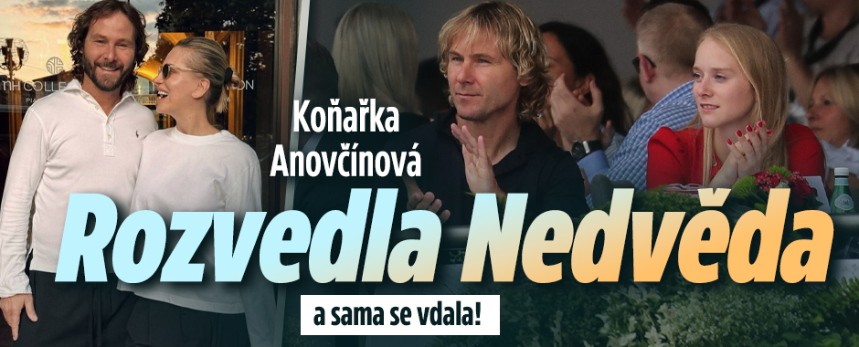 Banner ke žhavému tématu: Lucie Anovčínová: Rozvedla Nedvěda ... ...