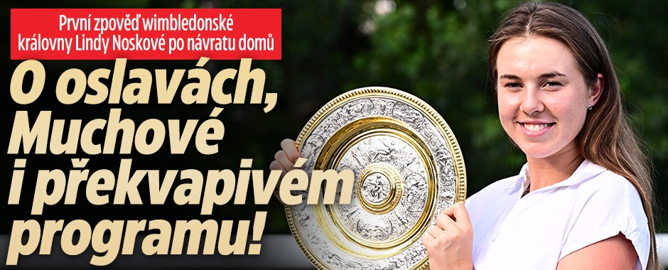 Banner ke žhavému tématu: Tiskovka wimbledonské šampionky ...