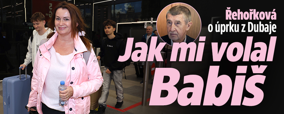 Banner ke žhavému tématu: Řehořková o úprku z Dubaje: Jak mi ...