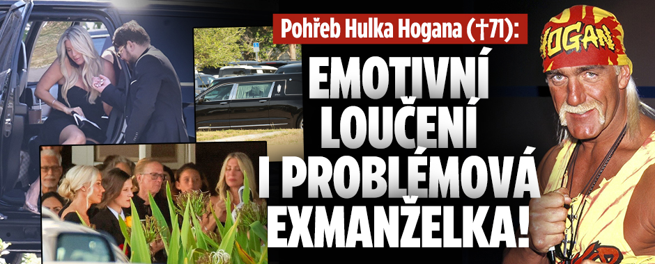 Poslední rozloučení s Hulkem Hoganem (†71): Problémová exmanželka nemohla chybět! 
