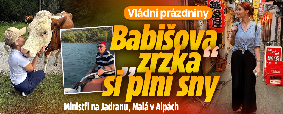 Banner ke žhavému tématu: Vládní léto: Babišova „zrzka“ si plní ...