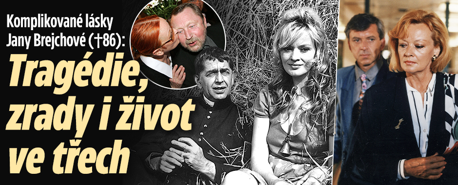 Banner ke žhavému tématu: Komplikované lásky Jany Brejchové ...