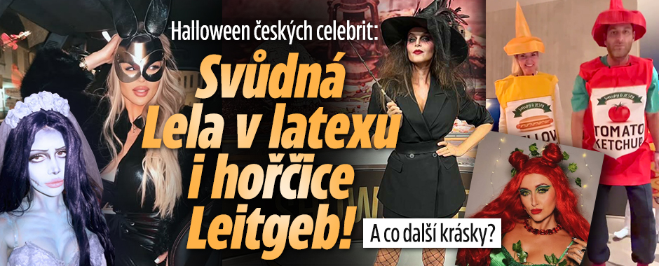 Banner ke žhavému tématu: Halloween slavných: Sexy Kubelková, ...