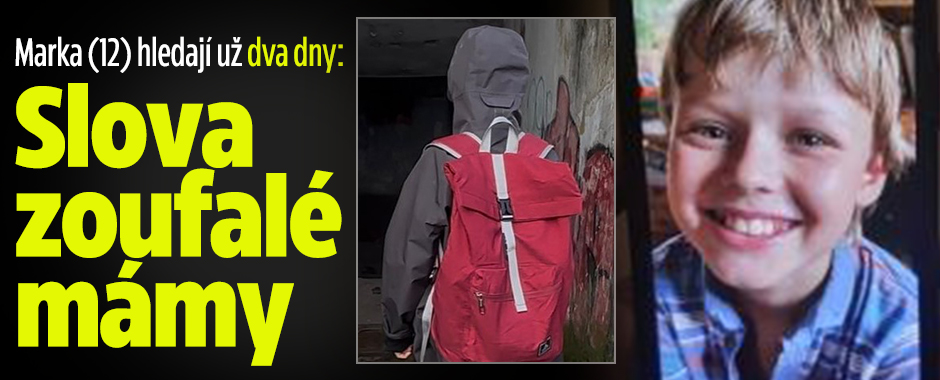 Banner ke žhavému tématu: Marek (12) ze Zlínska stále nezvěstný: ...