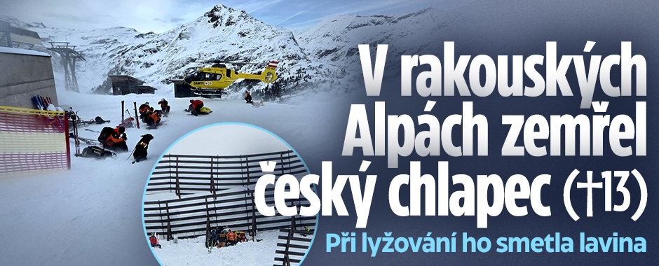 Banner ke žhavému tématu: V Alpách zemřel Čech (†13): Při ...