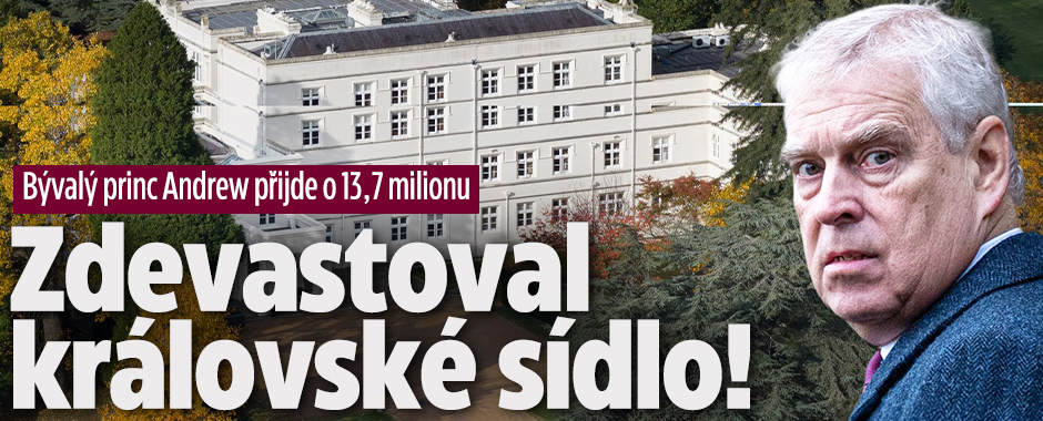 Banner ke žhavému tématu: Princ Andrew přijde o 13,7 milionu: ...