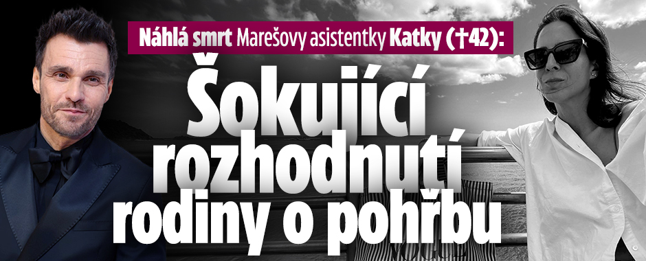 Banner ke žhavému tématu: Náhlá smrt Marešovy asistentky: ...