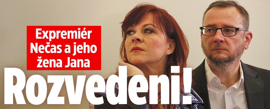 Banner ke žhavému tématu: Expremiér Nečas a jeho žena Jana ...