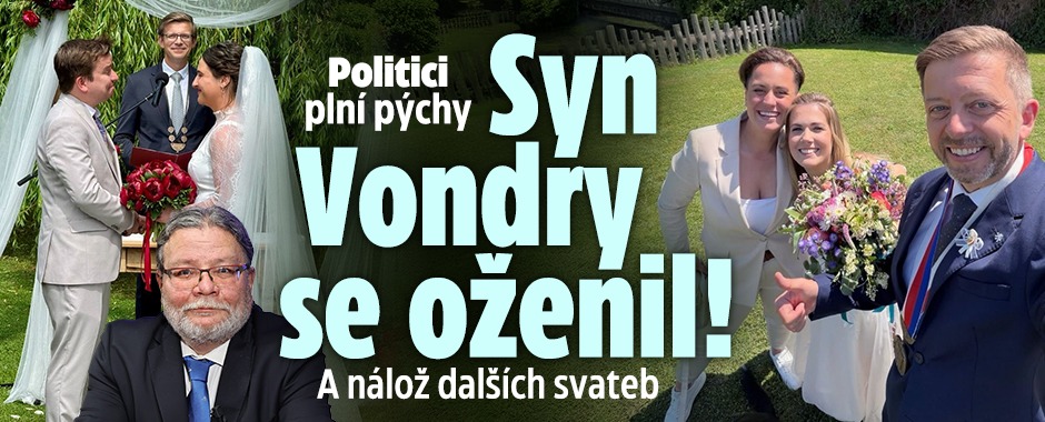 Banner ke žhavému tématu: Politici plní radosti: Vondrův syn se ...