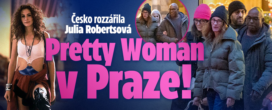 Banner ke žhavému tématu: Česko rozzářila Julia Robertsová: ...