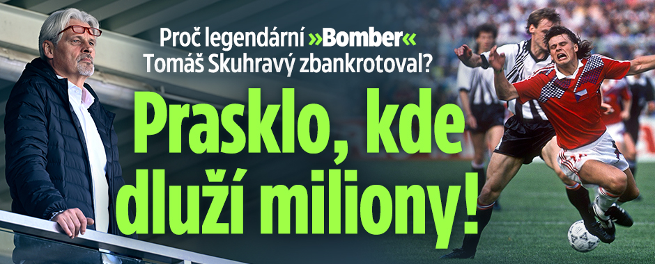 Banner ke žhavému tématu: Proč Skuhravý zbankrotoval? Prasklo, ...