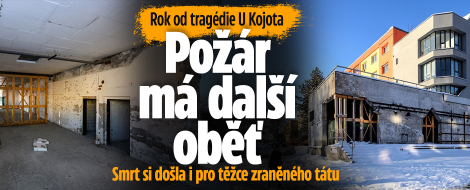 Banner ke žhavému tématu: Rok od tragédie U Kojota: Požár má ...