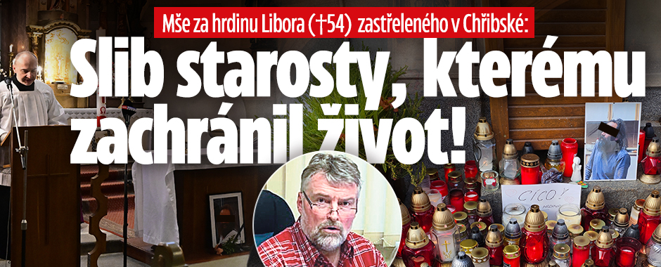 Banner ke žhavému tématu: Pohřeb Libora (†54) zastřeleného v ...
