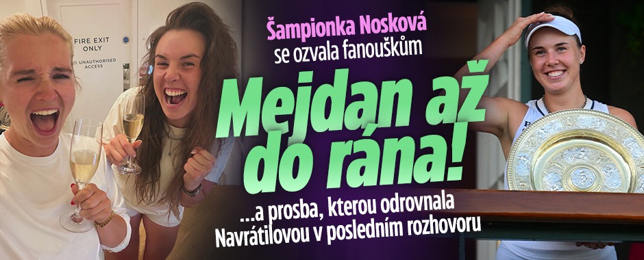 Banner ke žhavému tématu: Šampionka Nosková se ozvala fanouškům: ...