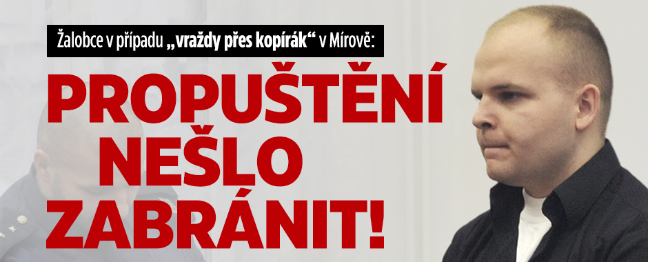 Banner ke žhavému tématu: Žalobce o „vraždě přes kopírák“: ...