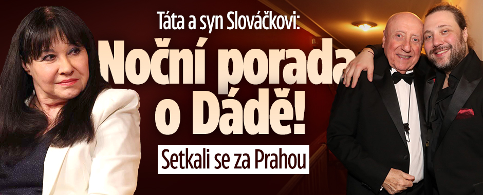 Banner ke žhavému tématu: Táta a syn Slováčkovi: Noční porada o ...