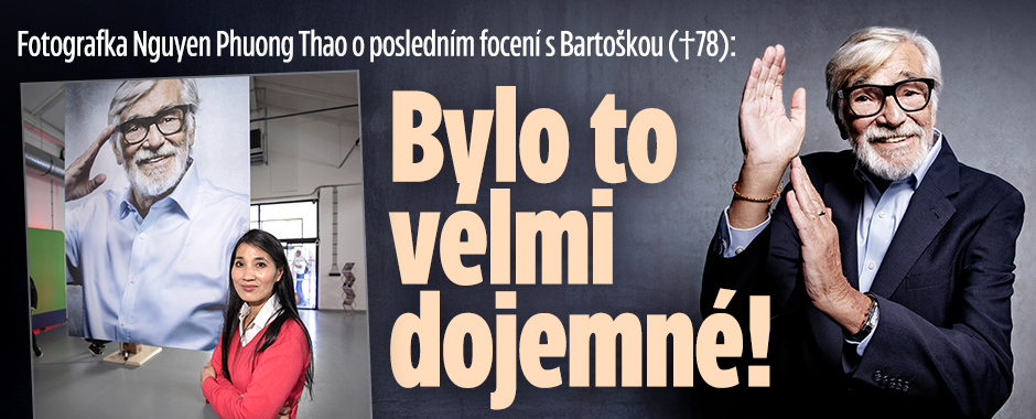 Fotografka o posledním focení s Bartoškou: Bylo to dojemné