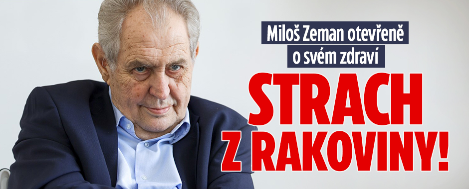 Banner ke žhavému tématu: Miloš Zeman otevřeně o zdraví a rodině: ...
