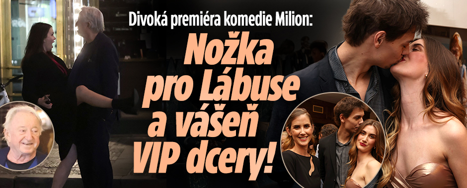 Banner ke žhavému tématu: Divoká premiéra komedie Milion: Nožka ...