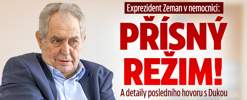 Banner ke žhavému tématu: Zeman v nemocnici: Přísný režim a ...
