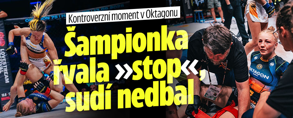 Kontroverze v Oktagonu: Šampionka řvala »stop«, sudí nedbal