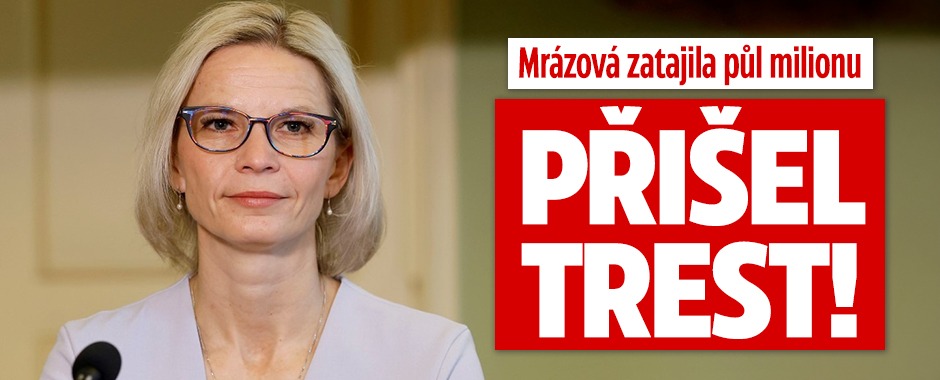 Banner ke žhavému tématu: Mrázova zatajila půl milionu: Přišel ...