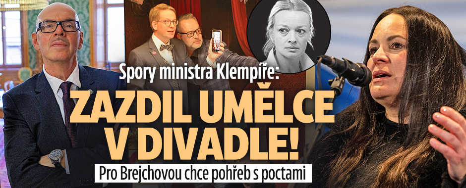 Banner ke žhavému tématu: Spory ministra Klempíře: Zazdil umělce ...