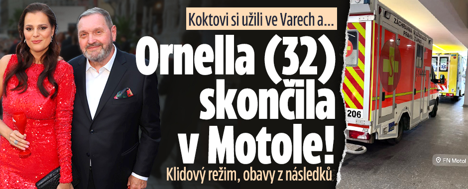 Koktovi si užili ve Varech a… Ornella skončila v Motole! Klidový režim, obavy z následků