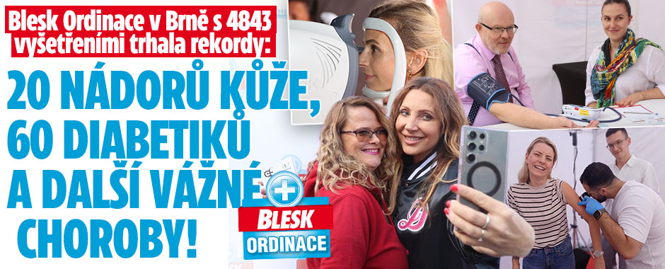 Banner ke žhavému tématu: Blesk Ordinace v Brně: Trhla rekord 4 ...
