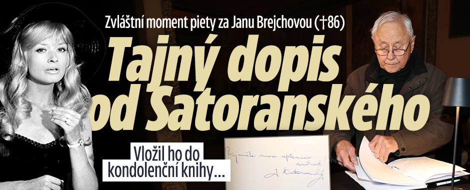 Banner ke žhavému tématu: Moment piety za Brejchovou: Tajný dopis ...