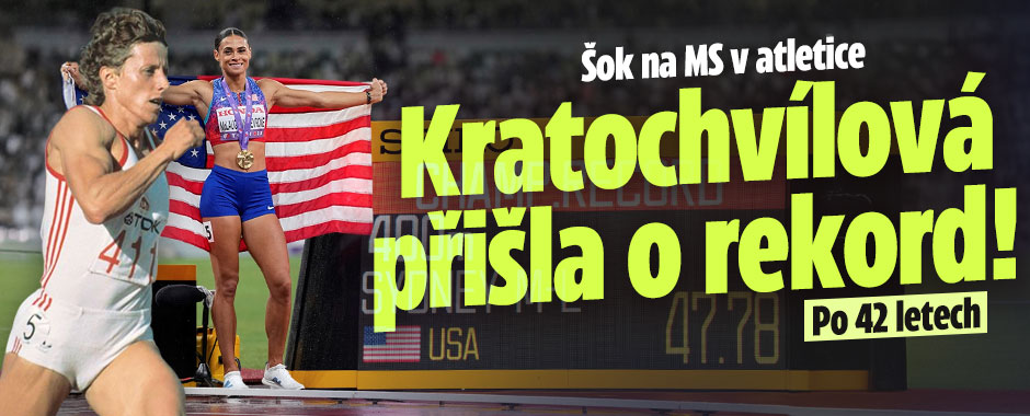 Banner ke žhavému tématu: Šok na MS: Kratochvílová přišla o ...