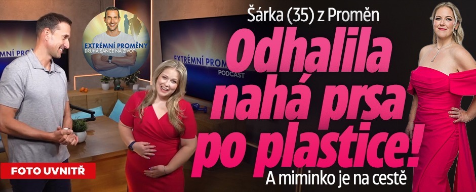 Banner ke žhavému tématu: Šárka z Proměn: Odhalila nahá prsa po ...