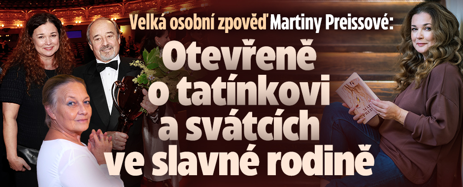 Banner ke žhavému tématu: Zpověď Martiny Preissové: Otevřeně o ...