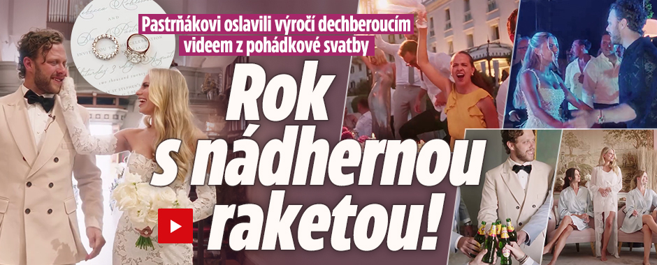 Pastrňákovi oslavili výročí: Rok s nádhernou raketou! 