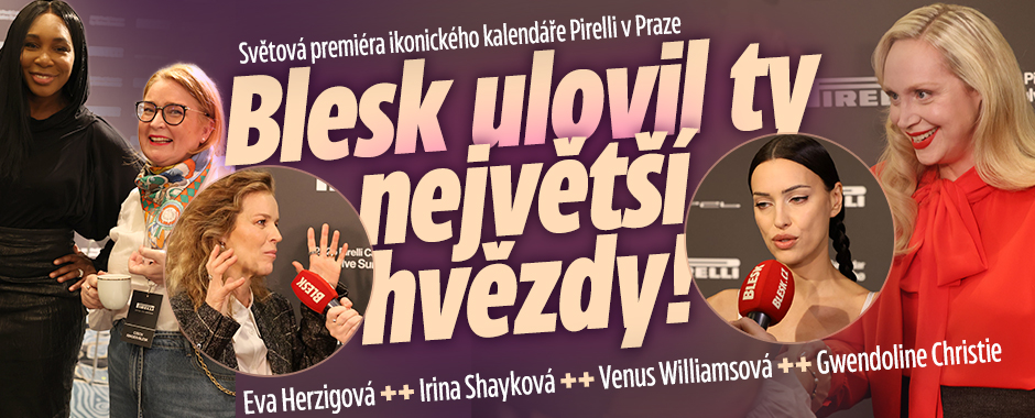 Banner ke žhavému tématu: Představení kalendáře Pirelli: Blesk ...