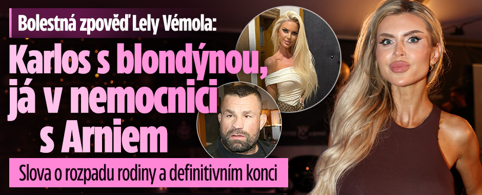 Banner ke žhavému tématu: Lela Vémola: Konec s Karlosem! S ...
