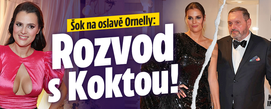 Banner ke žhavému tématu: Šok na oslavě Ornelly: Rozvod s Koktou!