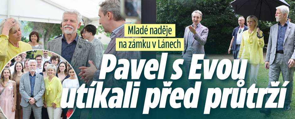Naděje na v Lánech: Prezidentské setkání narušilo počasí