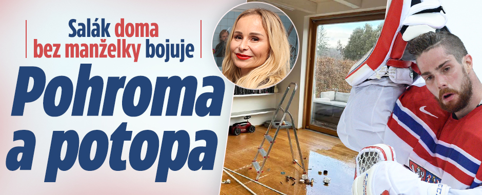 Banner ke žhavému tématu: Salák doma bez manželky bojuje: Pohroma ...