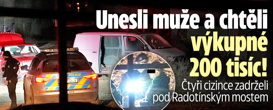 Banner ke žhavému tématu: Únos a vydírání v Praze! Cizinci chtěli ...