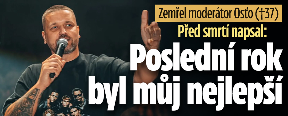 Banner ke žhavému tématu: Zemřel moderátor Osťo (†37)