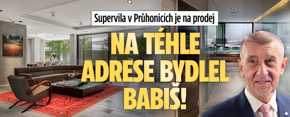 Banner ke žhavému tématu: Bydlel tu i Babiš: Unikátní vila v ...